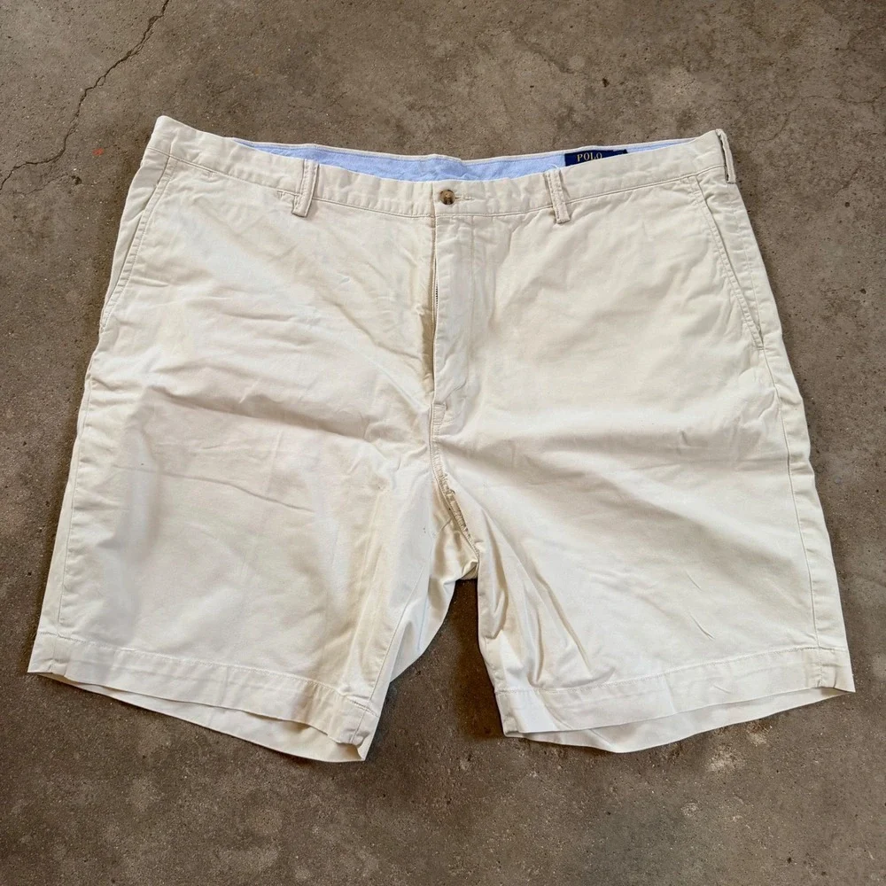 LOT of 3 Polo Ralph Lauren Shorts Men 46B/ 46B Multi Stretch Classic Fit Chino